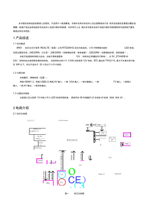 创维8R61维修手册