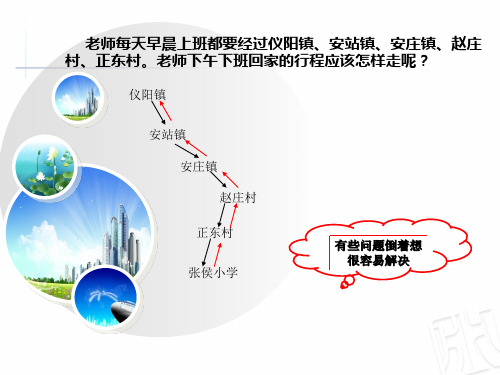 青岛版三年级下册数学课件-智慧广场1 倒推 (共9张PPT)