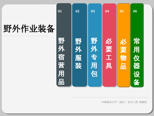 野外作业装备