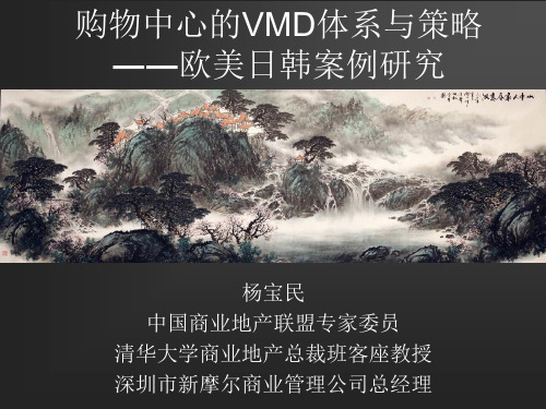 购物中心与百货的VMD体系及其创新