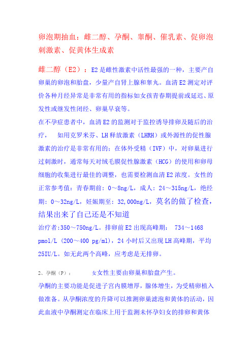 内分泌激素六项检查