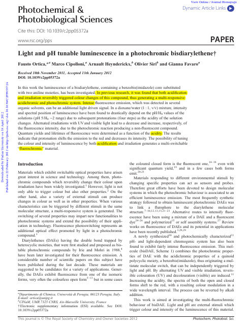 Photochem. Photobiol. Sci. 2012, 11, 785-793