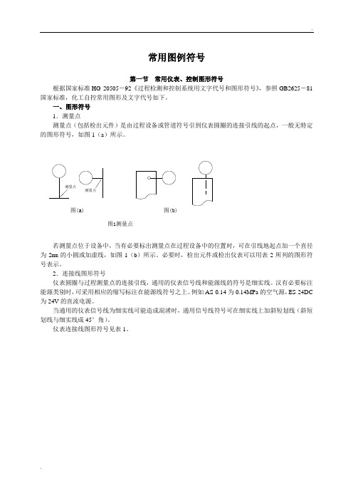 常用图例符号