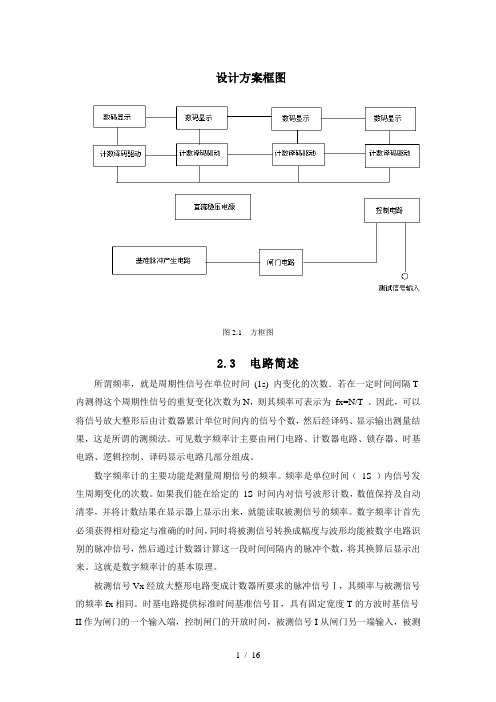 频率计的设计