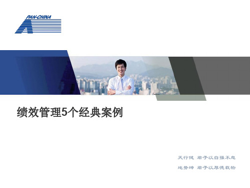 绩效管理个经典案例ppt课件