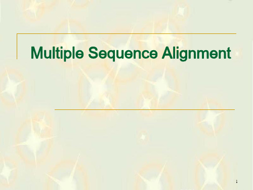 多序列比对
