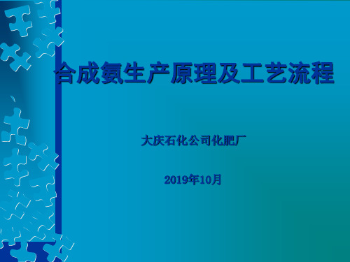 化肥厂合成氨装置生产原理及工艺流 共78页