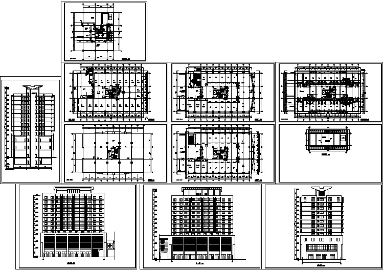 某十二层商铺及办公综合楼建筑施工图