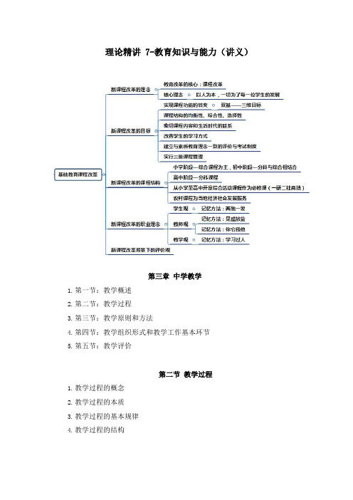 中学教资笔试《教育知识与能力》精华讲义+笔记梳理 (7)