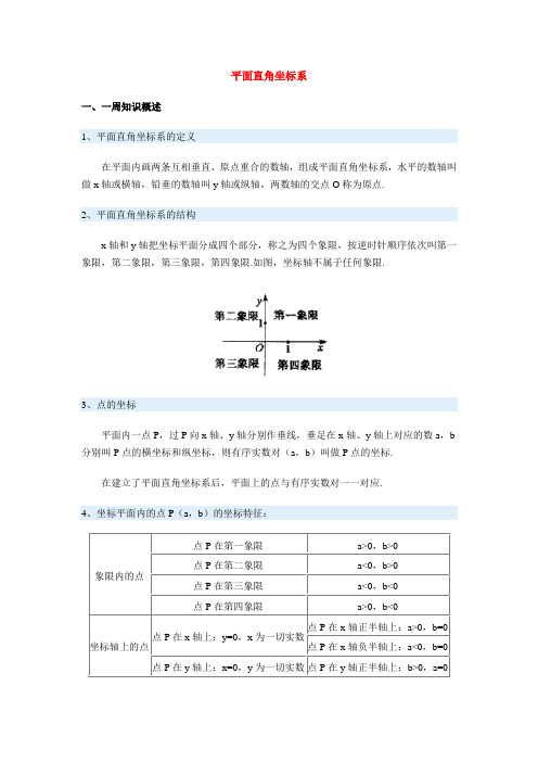 3平面直角坐标系