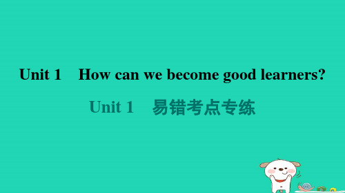 山西省九年级英语全册Unit1易错考点专练新版人教新目标版