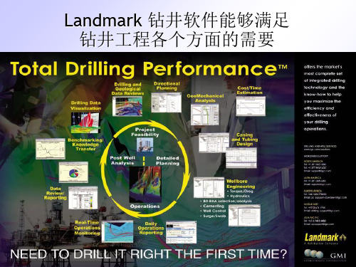 Landmark钻井设计软件知识学习