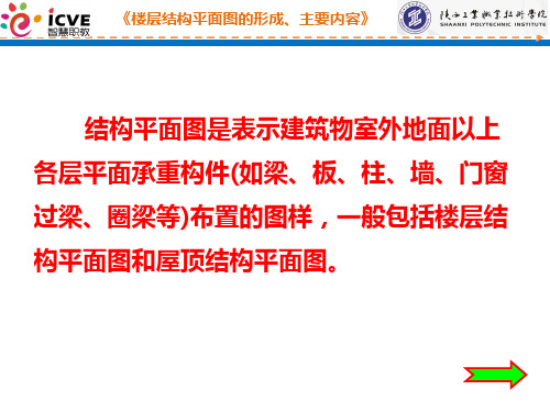 楼层结构平面图的形成、主要内容.