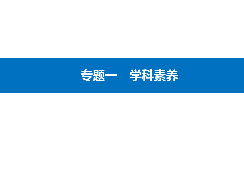 高中地理二轮复习专题一素养一人地协调观人地关系的核心课件