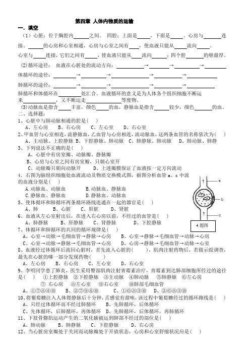 定稿 人体内物质的运输(心脏和血液循环)