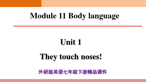 外研版七下英语Module 11 Unit 1 精品课件(附考点精讲共47页)