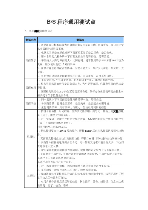 软件测试中通用的测试用例(很全)