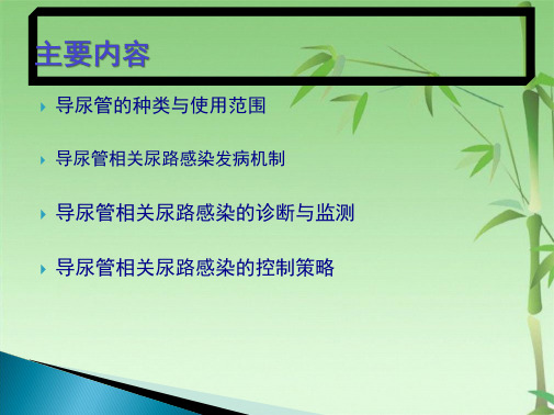 导尿管相关尿路感染(共57张PPT)