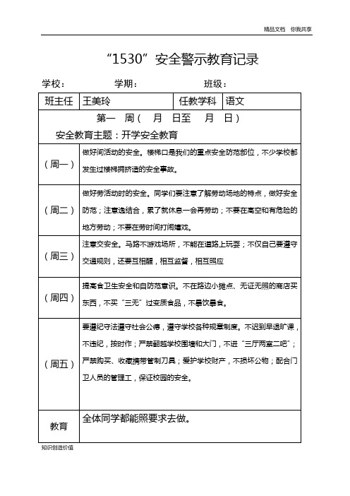 1530教育记录