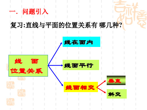 线面垂直的判定定理