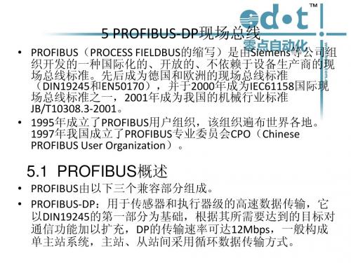 PROFIBUS-DP现场总线、通信网络及应用系统