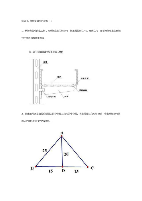 桥架平弯90度制作方法