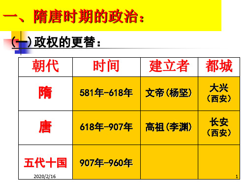 隋唐时期社会概况和文化.PPT参考幻灯片