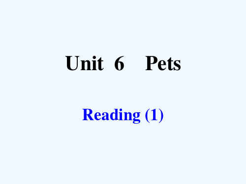 英语下册《UnitPetsReading》课件牛津版