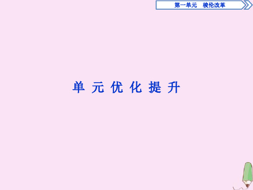 2019_2020学年高中历史第一单元梭伦改革优化提升课件新人教版选修1