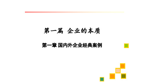 国内外企业经典案例