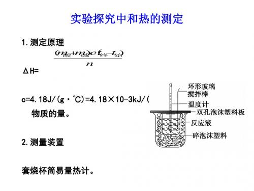 化学课件《中和热的测定》优秀ppt1 人教课标版