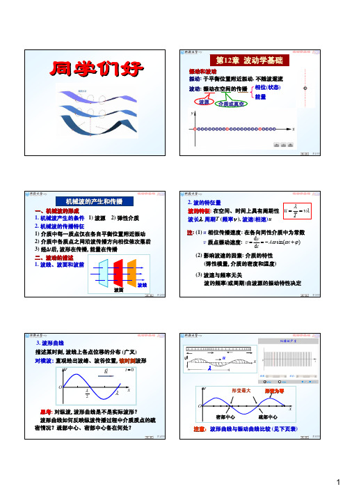 第12章 波动学基础-1