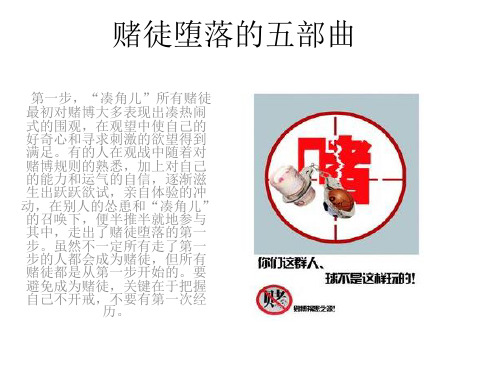 赌徒堕落的五部曲