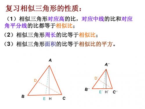 第一讲 相似三角形的判定及有关性质(6)