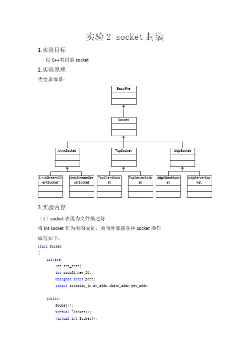 互联网络程序设计实验-实验2