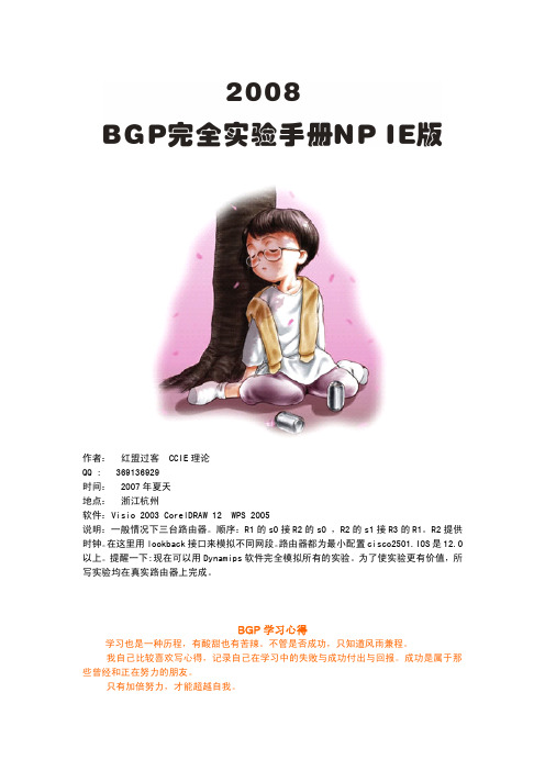 2008_BGP实验手册NP_IE版