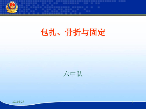 包扎、骨折与固定PPT课件