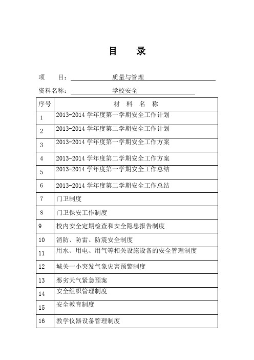 城关一小安全管理篇修改