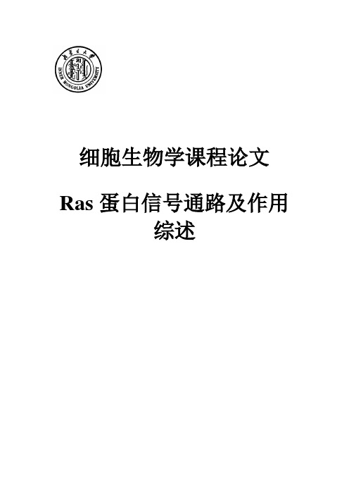 Ras蛋白综述1