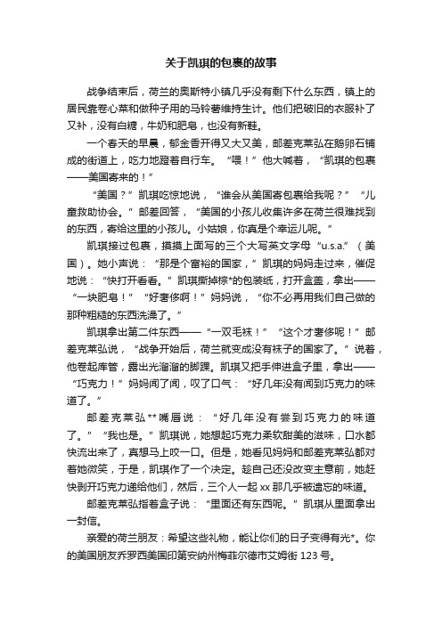 关于凯琪的包裹的故事