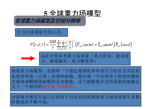 全球重力场模型