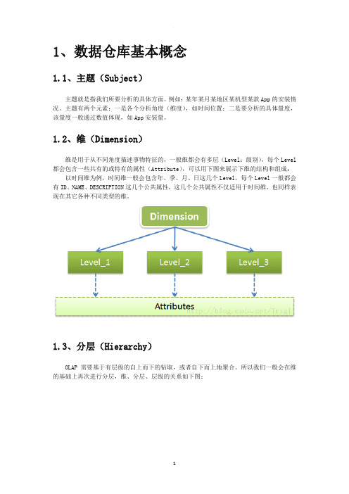 数据仓库多维数据模型的设计