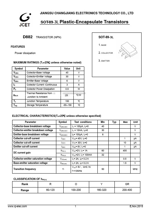 D882中文资料_数据手册_参数