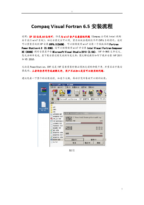 Fortran安装示意图