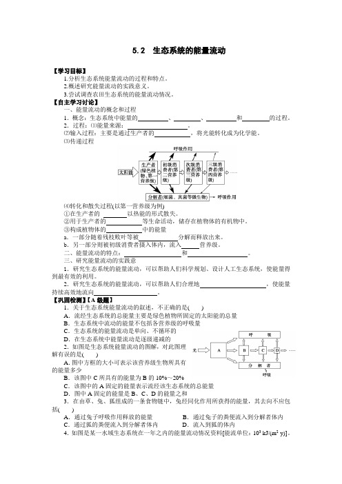 5.2 生态系统的能量流动