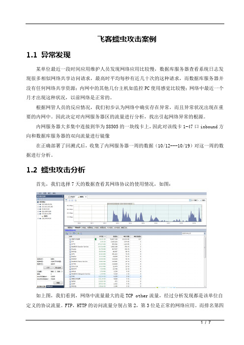 案例-飞客蠕虫攻击