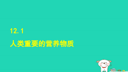 2024九年级化学下册第十二单元化学与生活课题1人类重要的营养物质授课课件新版新人教版