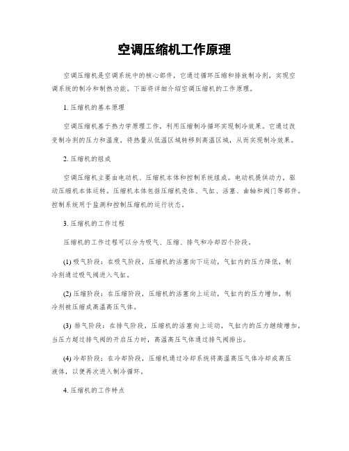 空调压缩机工作原理