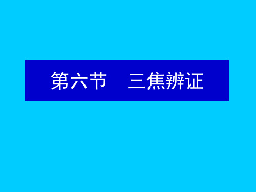 中诊 11 三焦辨证-8