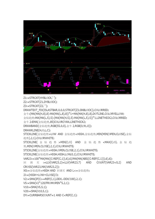 涨跌趋势通达信指标公式源码